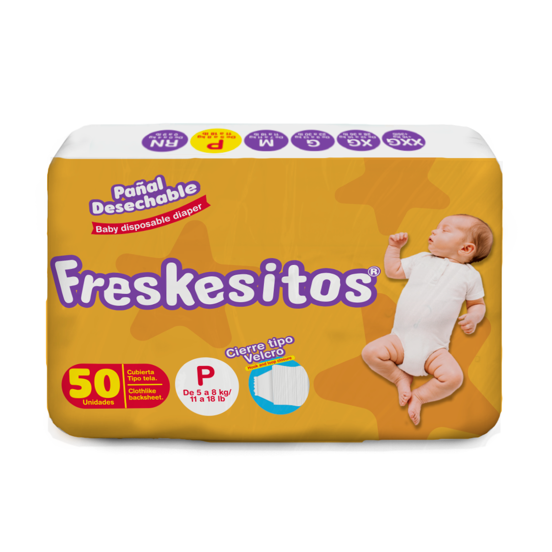 Pañal Desechable Freskesitos Talla P