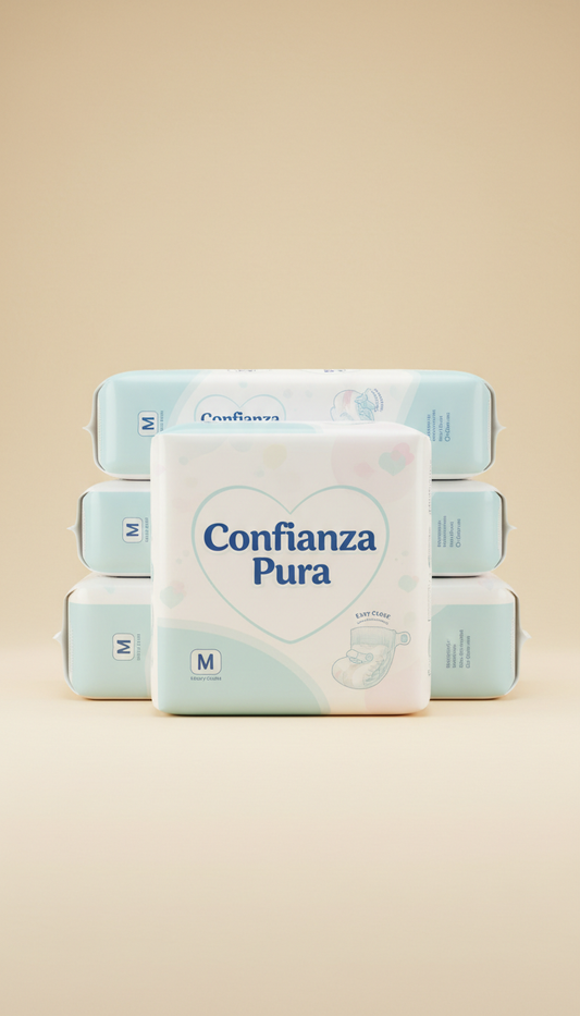 Pañales talla mediana ajuste seguro