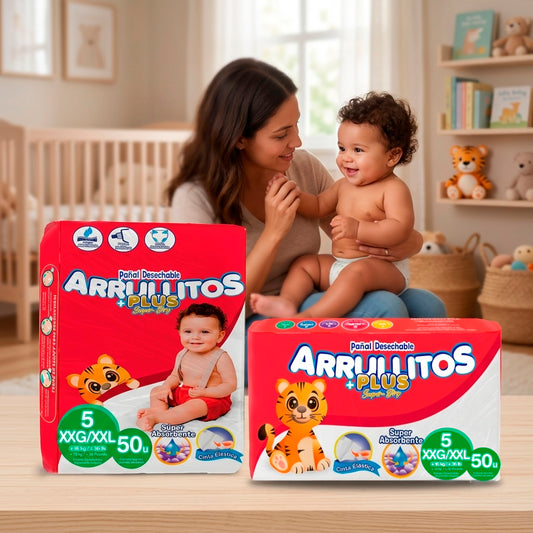 Pañal Arrullitos Plus - 50 unidades