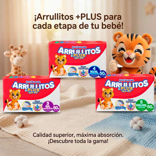 Pañal Arrullitos Plus - 50 unidades — vista 2