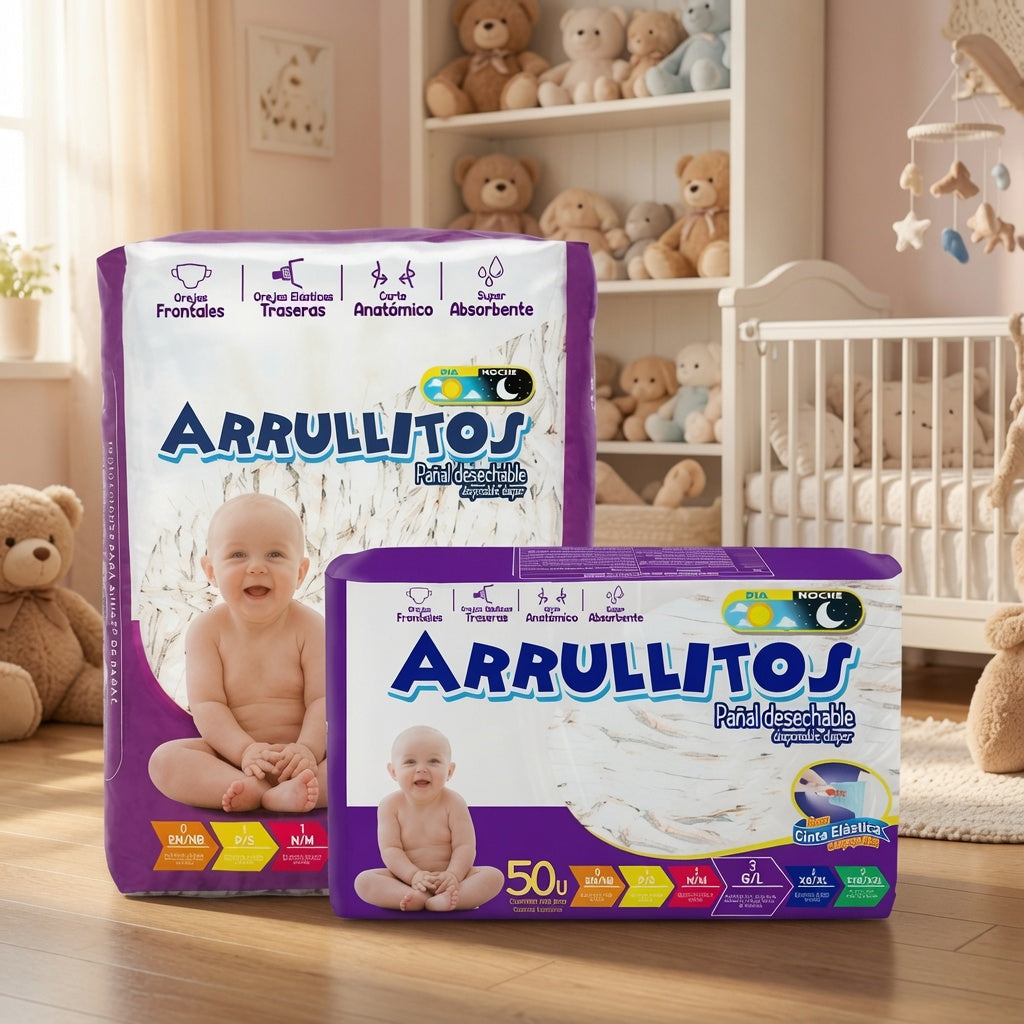 Pañal Arrullitos - 50 unidades G/L (de 23 a 30 lbs)