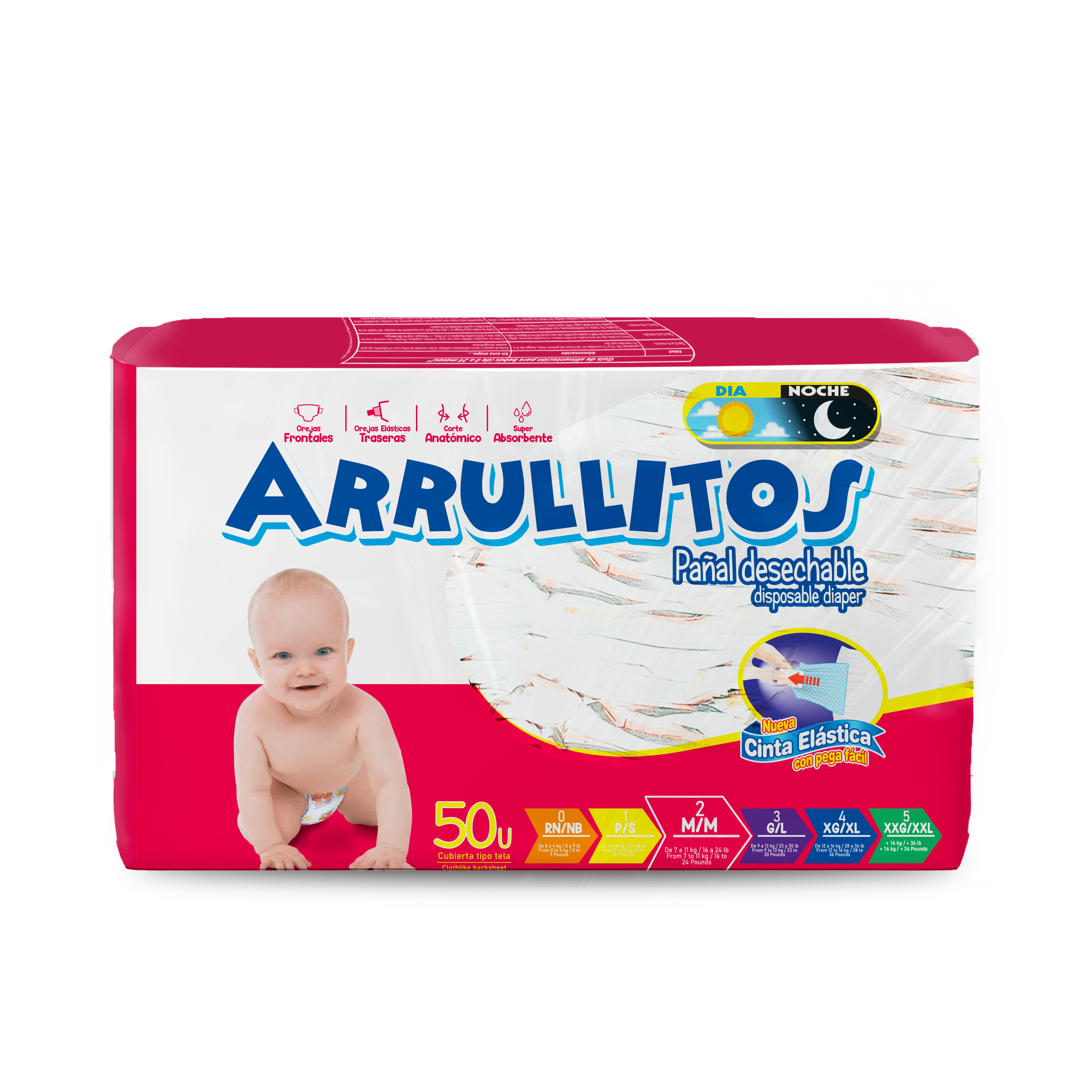 Pañal Arrullitos - 50 unidades