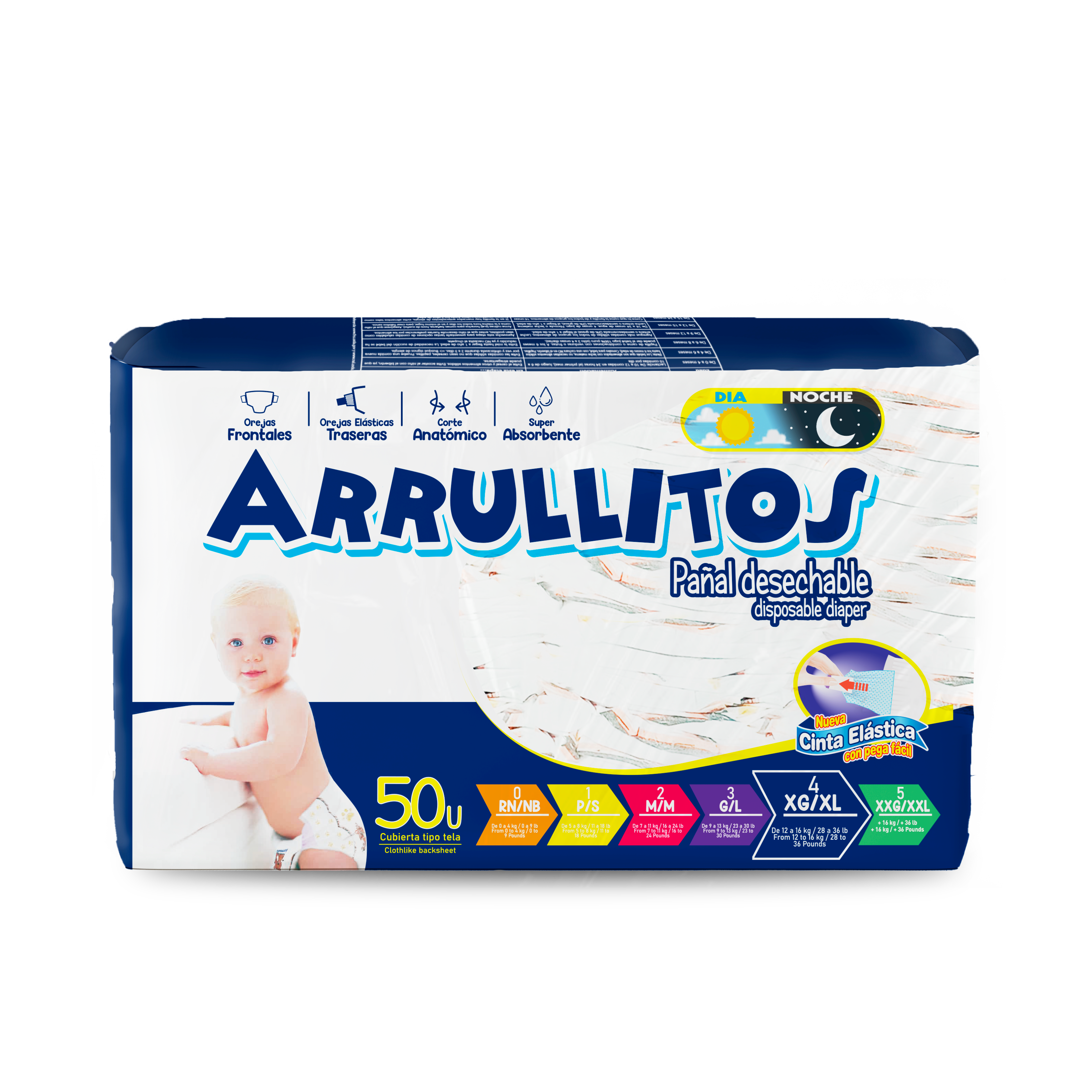 Pañal Arrullitos - 50 unidades
