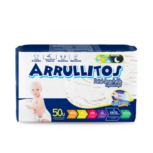 Pañal Arrullitos - 50 unidades XG/XL (de 28 a 36 lbs) — vista 2