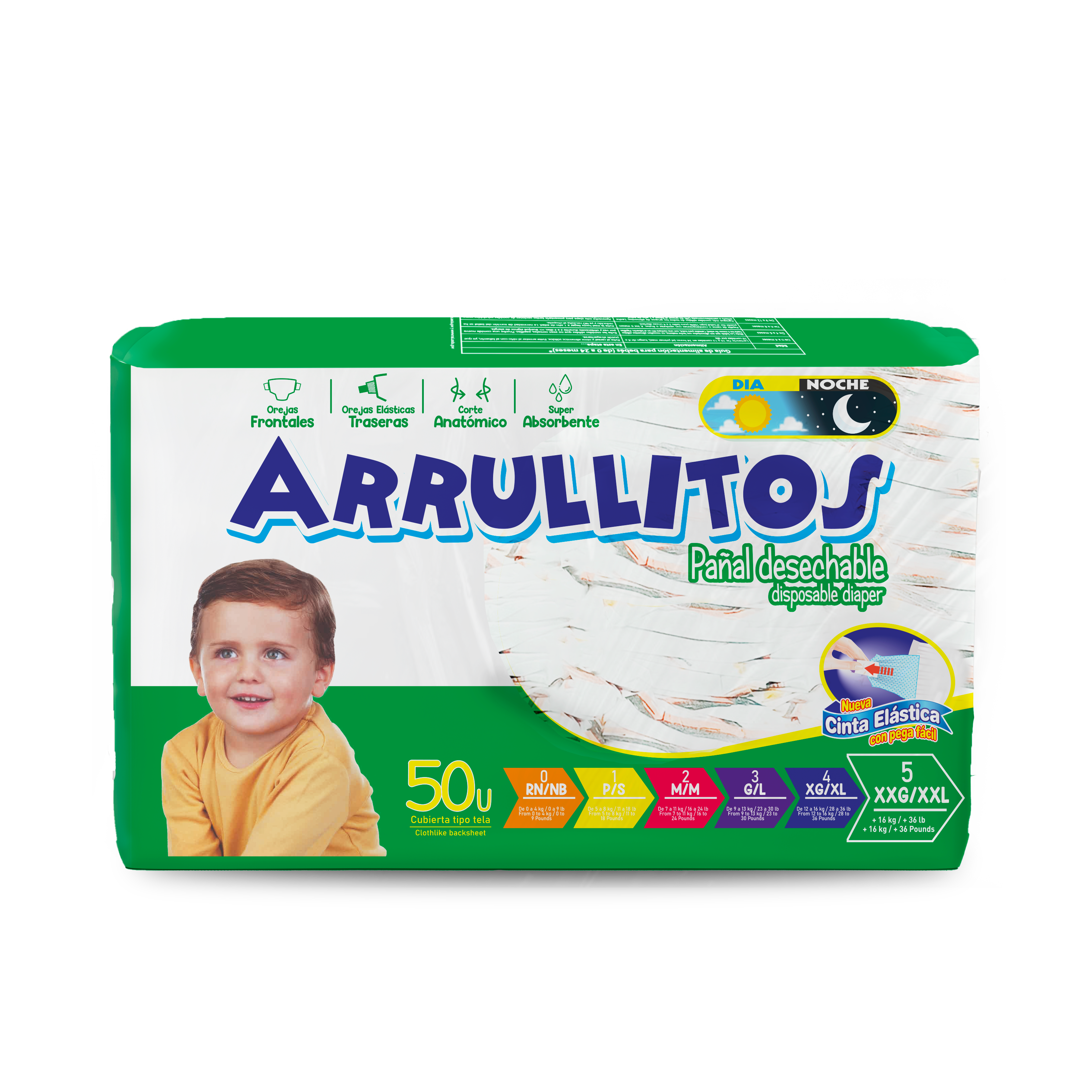 Pañal Arrullitos - 50 unidades