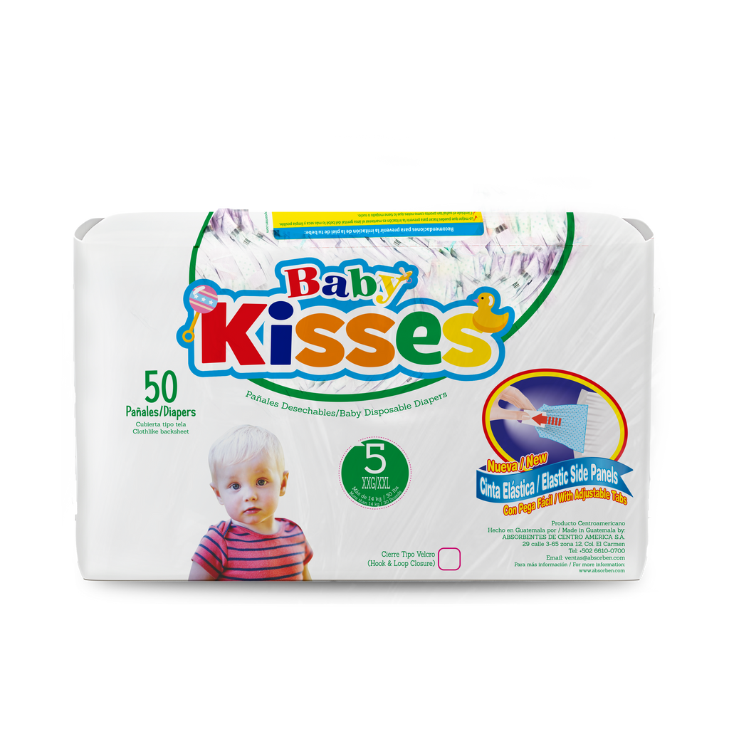 Pañal Baby Kisses - 50 unidades