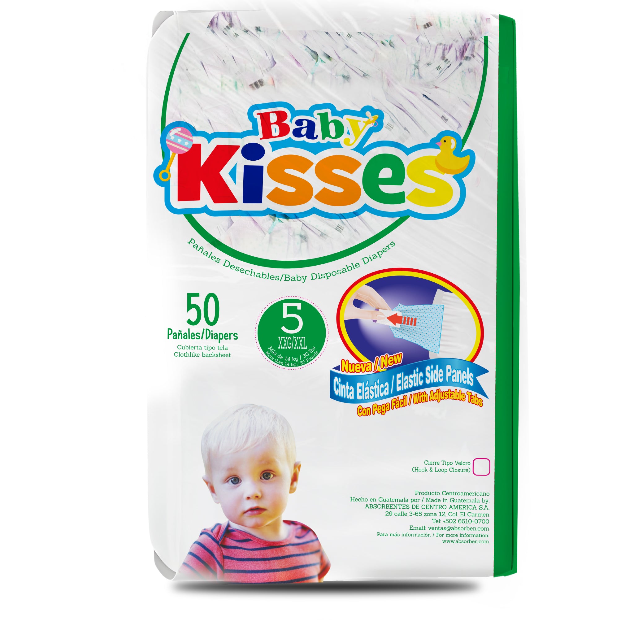 Pañal Baby Kisses - 50 unidades