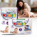 Pañal Baby Kisses 50 unidades - G/L (de 23 a 30 lbs)