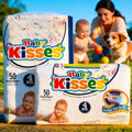 Pañal Baby Kisses - 50 unidades XG/XL (de 28 a 36 lbs)