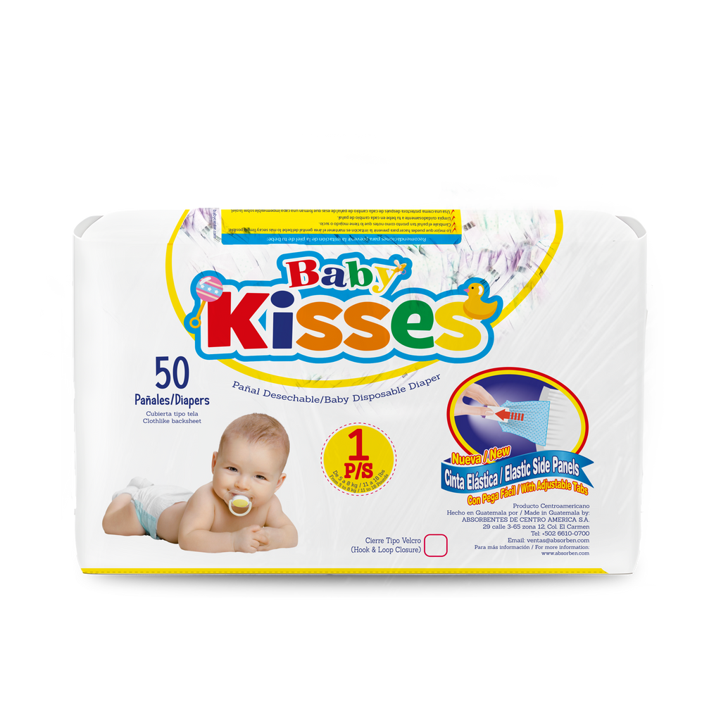 Pañal Baby Kisses - 50 unidades