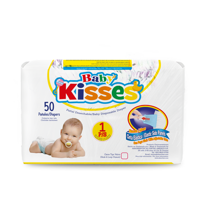 Pañal Baby Kisses - 50 unidades