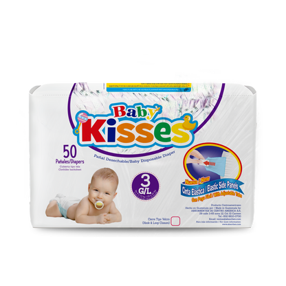 Pañal Baby Kisses - 50 unidades