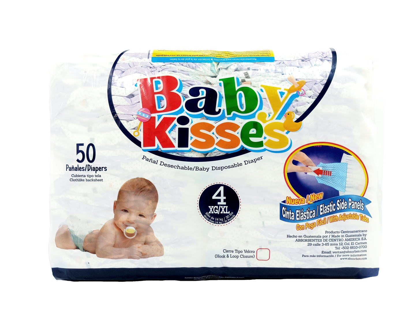 Pañal Baby Kisses - 50 unidades