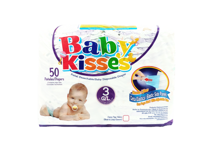 Pañal Baby Kisses - 50 unidades