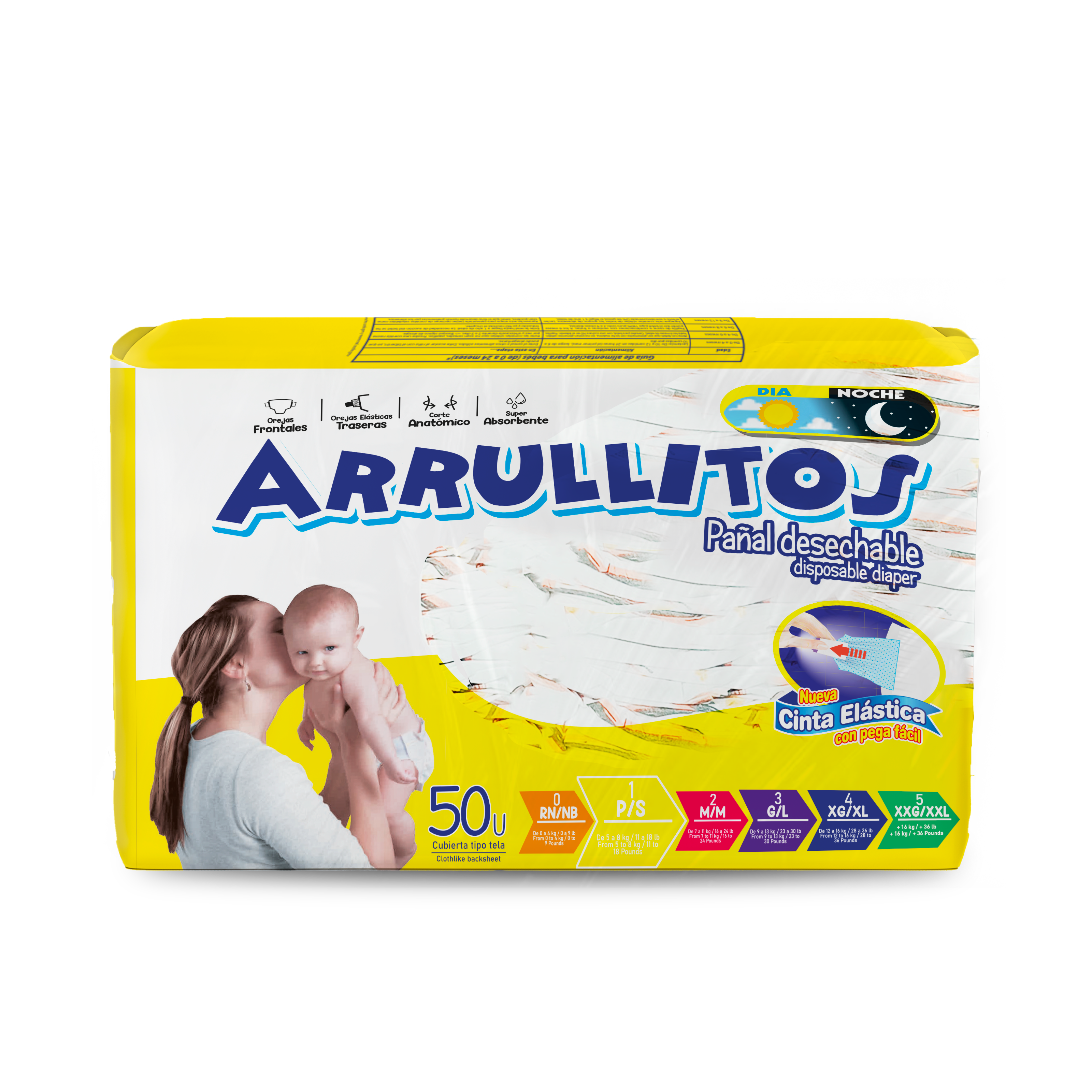 Pañal Arrullitos - 50 unidades