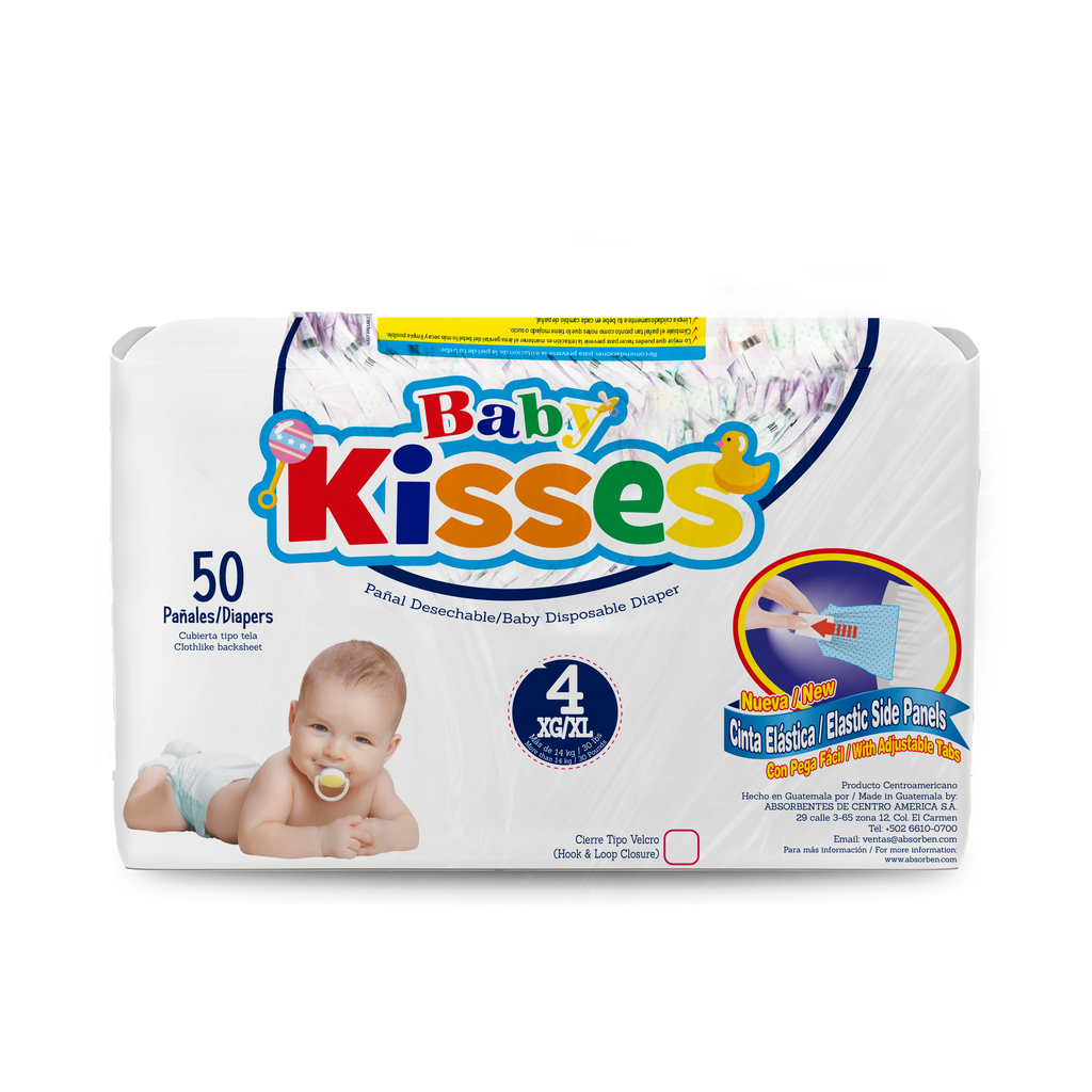 Pañal Baby Kisses - 50 unidades