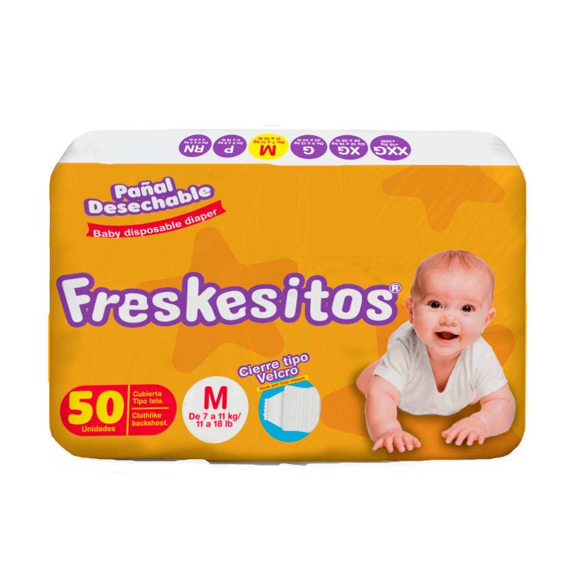 Pañal Desechable Freskesitos Talla M