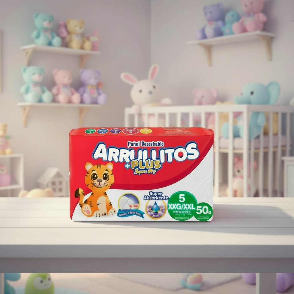 Pañal Arrullitos Plus - 50 unidades (+36 libras)